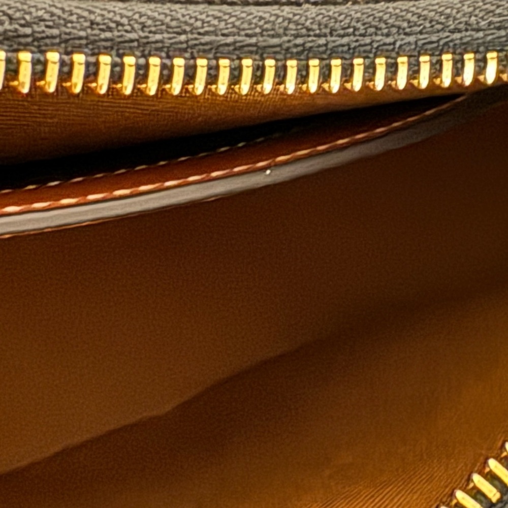 CELINE AVA BAG IN TRIOMPHE CANVAS AND CALFSKIN - Picture 6 of 8